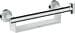 hansgrohe Unica Haltegriff Comfort mit Ablage und Duschkopfhalterung, Messing, Weiß/Chrom, (26328400)