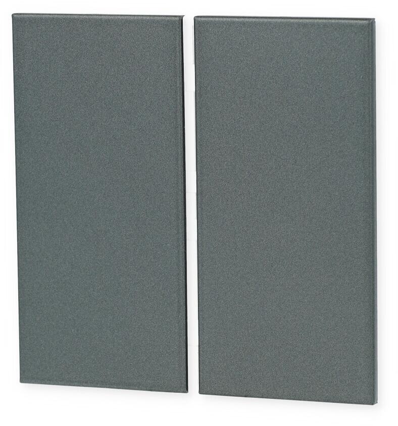 Tastensatz 1fach, komplett, anthrazit, LS 990, Jung AL2401TSAAN