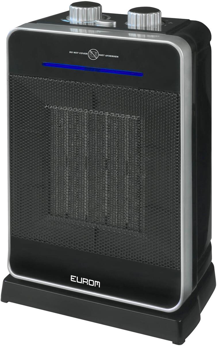 Eurom Safe-t-heater 2000 Keramikheizung, 2000W, Schwenkfunktion, Thermostat, Kippschutz (341850)