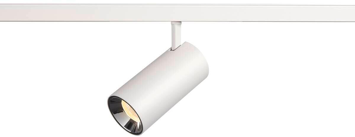 SLV 48V TRACK NUMINOS S DALI, Spot, weiß / chrom, 16W, 1050lm, 3000K, CRI90, 40° (1006737)