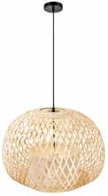 Nordlux Hisoka Pendelleuchte, E27, 40W, braun (2212403060)