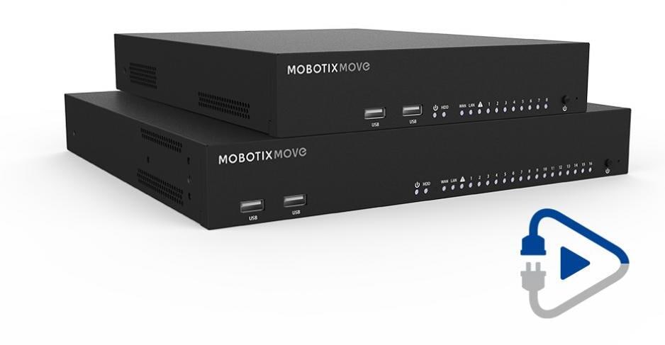 MOBOTIX MOVE NVR Netzwerk-Videorekorder 8 Kanäle