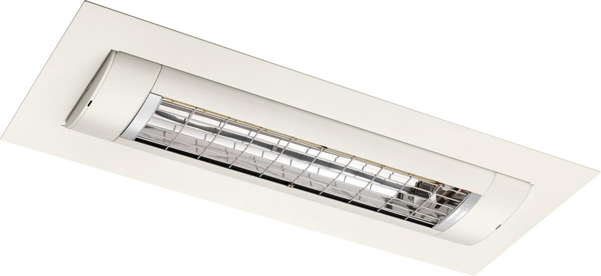 Etherma SM-D3-2000-D-W Solamagic D3 Einbau-Dunkelstrahler mit Blende, 2kW, weiß (9300188)