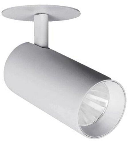 Brumberg TRAXX MIDI LED-Halbeinbau-Richtstrahler 210 V AC, 50Hz, 21W, 2620lm, 30°, 3.000K, CRI > 90, rund, dreh- und schwenkbar, DALI dimmbar, silber