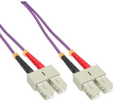 InLine® LWL Duplex Kabel, SC/SC, 50/125µm, OM4, 5m (83505P)