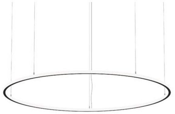 Brumberg ANDROS IN/OUT LED-Pendel-Ringleuchte, D=1.800mm, H=35mm, 120 W, DALI, 3000K, 9000 lm, schwarz struktur (84114183)