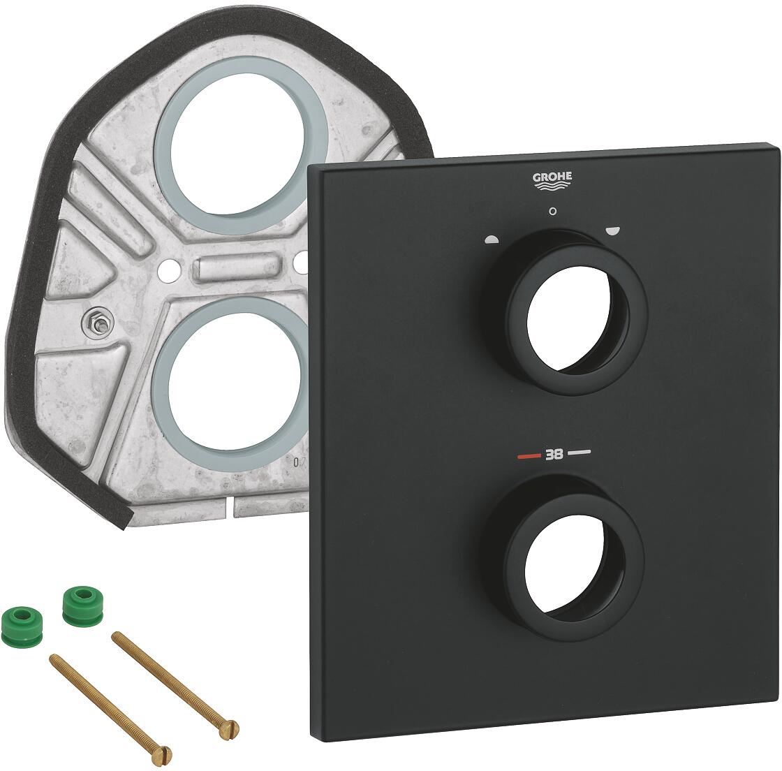 GROHE Rosette 47828, velvet black (47828KS0) Elektroshop Wagner