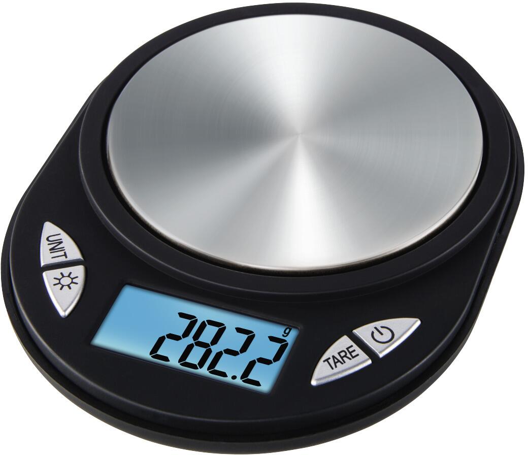 Xavax Jewel Digitale Feinwaage, max. 500g, Zuwiegefunktion Tara, Abschaltautomatik, schwarz