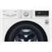 LG F4WV609S1A 9kg Frontlader Waschmaschine, 60 cm breit, 1400U/Min, WLAN, ThinQ, AI DD, Steam, Nachlegefunktion, weiß