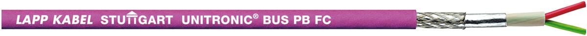 Lapp UNITRONIC BUS PB FC 1X2X0,64 Busleitung, PROFIBUS DP, Fast Connect, 1x2x0.64 mm², PVC, violett, 100m (2170820/100)