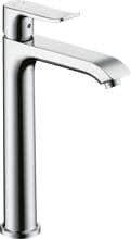 hansgrohe Metris Einhebel-Waschtischarmatur 200 mit Zugstangen-Ablaufgarnitur, Messing, 5 l/min, Chrom (31183000)
