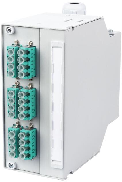 METZ CONNECT OpDAT REGpro24 Verteilergehäuse für TH35-Tragschienensysteme splice 6xLC-Q OM3 ( 15024A57806-E )