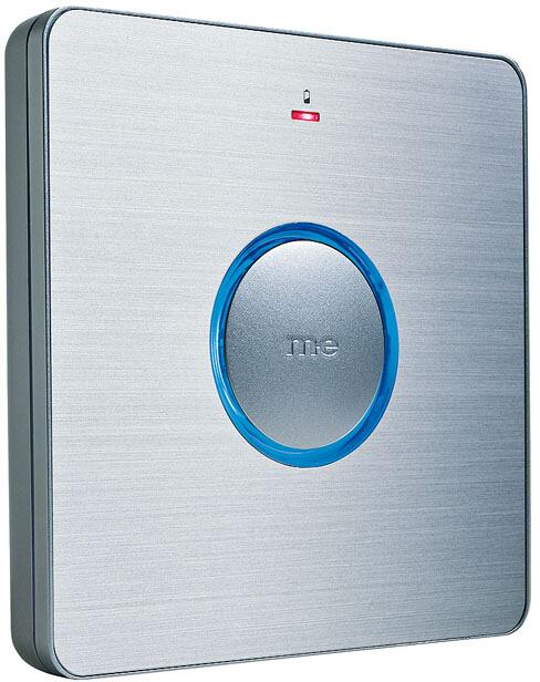 M-E BELL-230 RXAS Funk-Empfänger mit Leuchtring, Alu (41047)