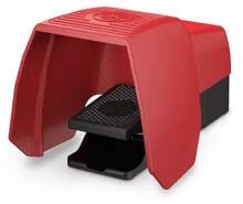 Bernstein F1-U1Z UN Fußschalter Metall; 1-pedalig; mit Unfallschutzhaube; Pedal: 1 Ö/1 S; Schleichsystem (6061600006)