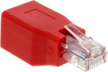 InLine Crossover Adapter, RJ45 Buchse/Stecker, kurz (69994K)