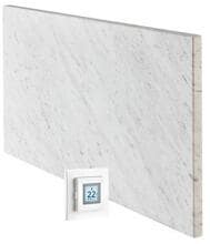 DIMPLEX MH 7 NO Set Infrarot-Natursteinheizung, 650W, Horizontale oder vertikale Wandmontage, weiße polierte Steinoptik ( 380360 )
