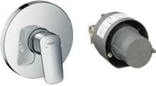 hansgrohe Logis Duscharmatur Set Unterputz, Messing, 27 l/min, Chrom (71666000)