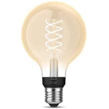 Philips Hue White Filament Lampe, Globe, G93, 7,2W, E27, 550lm, 2100K (929003051901)