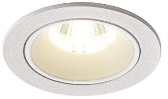 SLV NUMINOS S Deckeneinbauleuchte, LED, weiß/weiß, 4000K, 20°, inkl ...