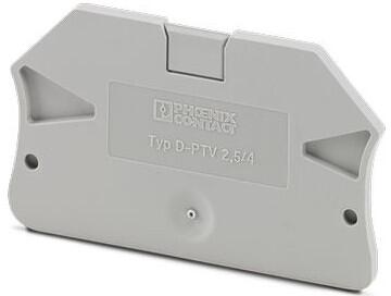 Phoenix Contact D-PTV 2,5/4 Abschlussdeckel, 2,2mm, grau (1088746)