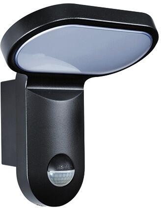 Esylux AOL 200 LED Wandleuchte mit Bewegungsmelder, 25W, 3000K, schwarz (EL10750816)