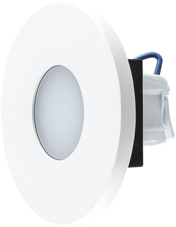 EVN LQ-Serie LED Wandeinbau, IP44, 220-240V, 1,8W, 4000K, Tiefe: 40,00mm, weiß (LR01840W)