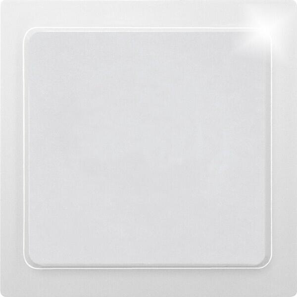 4 Stück Blindabdeckung Unterputz 8,6x8,6 Cm - Weiß Für Ungenutzte Steckdosen