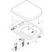 GROHE Euro Keramik WC-Sitz mit Deckel, alpinweiß (39331001)