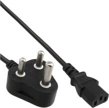 InLine Netzkabel, Netzst. Südafrika 10A Typ M auf Kaltgerätestecker C13, 1,8m (16652L)