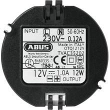 ABUS TVAC35202 Mini-Clip-Einbaunetzteil, 12V, 1A, schwarz