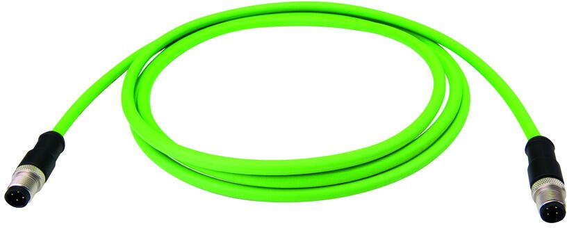 Telegärtner Patchkabel STX M12x1-M12x1, 0,5m (100017256)