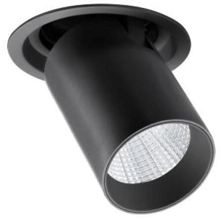 Brumberg TRAXX MICRO LED-Einbaurichtstrahler, 230 V AC, 50 Hz, 9 W, 40°, 4.000 K, CRI > 90, 1093 lm, schwarz (88734184)