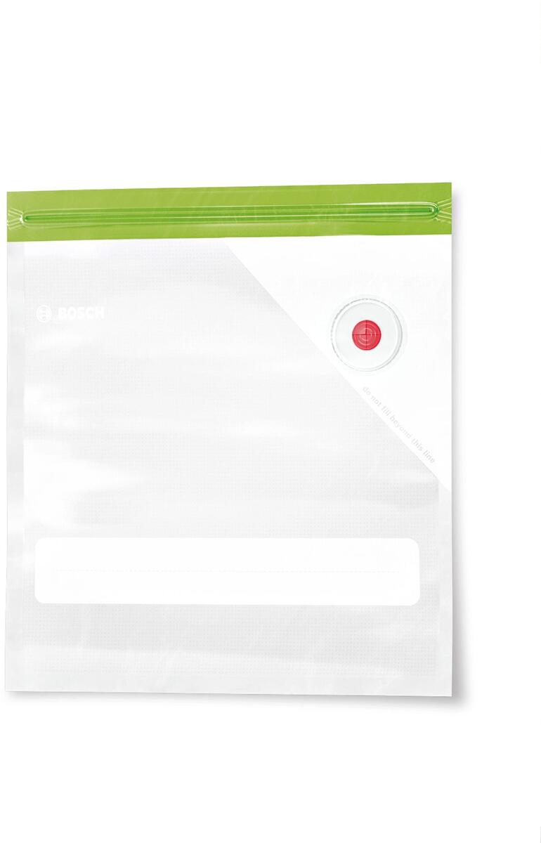Bosch MSZV0FB1 Vakuum-Frischhaltebeutel, 10 Beutel, 1,2 L