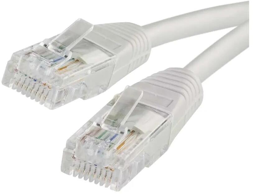 EMOS S9126 Patch Kabel UTP, CAT5E, Länge 10m, PVC, weiß (2309010060)