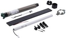 Delta Dore Solar-Rollladenmotor 15 Nm, 424x45mm, grau (TYMOOV 15 SOLAR STARTERPACK)