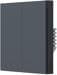 Aqara Smart Wall Switch H1 EU, Doppelwippe, mit Neutralleiter, grau (WS-EUK03-G)