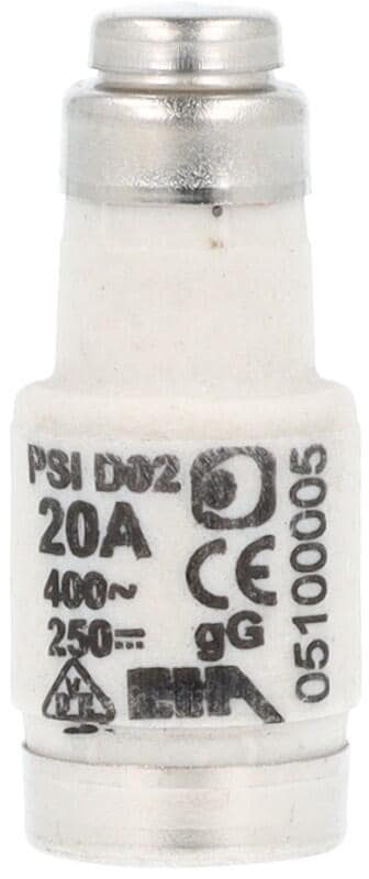 Protec.class PSI D02 20A Sicherungen träge, 20A, E18, Farbcode: blau ...