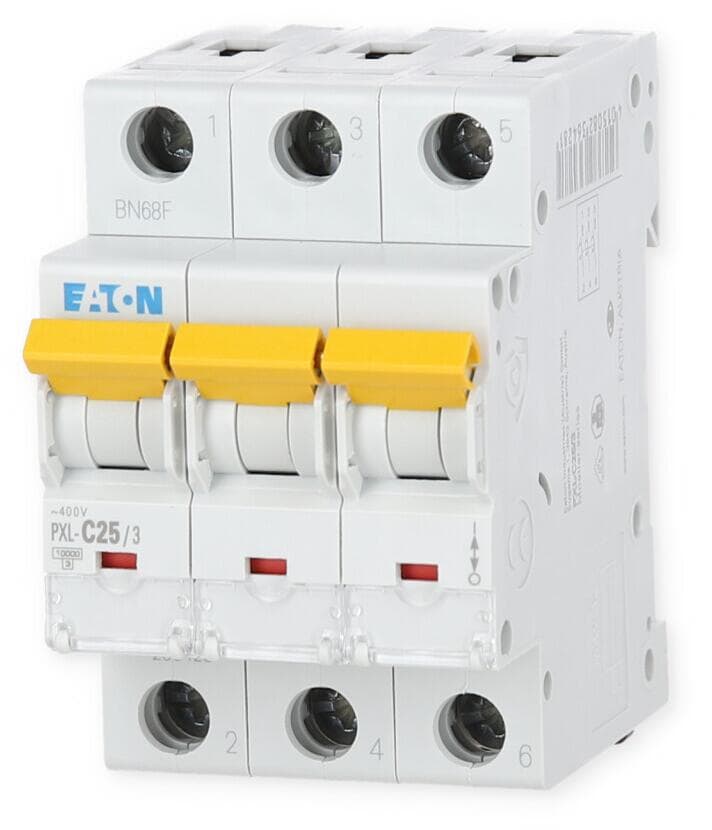 EATON PXL-C25/3 Leitungsschutzschalter, 25A, 3-Polig, C-Charakteristik (236428)