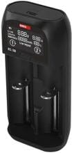 EMOS BCL-20D N9221 Universal Akku-Ladegerät für Li-Ion Akkus, schwarz (1603026000)