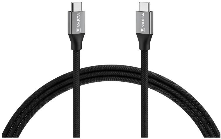 VARTA Speed Charge & Sync Kabel mit USB Typ C zu USB Typ C Anschluss (57936101111)