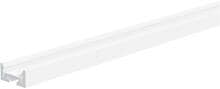 EVN U-Profil, extra flach, Aluminium-Profil, 200cm, weiß pulverbeschichtet (APXSW200)