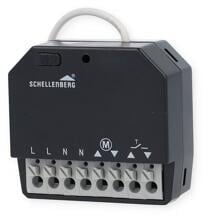 Schellenberg Funk-Empfangsmodul zur Steuerung von Rollladen-, Raffstore,- und Markisenmotoren, anthrazit (20017)