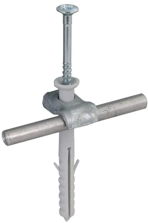 Dehn LH DQ 6.10 ND8X80 STTZN DEHNQUICK Leitungshalter St/tZn mit Nageldübel 8x80mm, für Rd 6-10mm (390121)