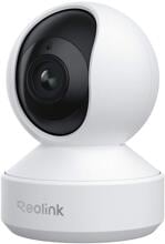 Reolink E Series E340 8 MP 4K Dualband-WLAN kompakte und intelligente Überwachungskamera für innen mit Schwenk- und Neigefunktion, automatischer Nachverfolgung, 3x optischer Zoom, weiß