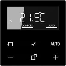 Jung HOME Raumthermostat-Display, Serie AS/A, schwarz (BT A 1791 SW)