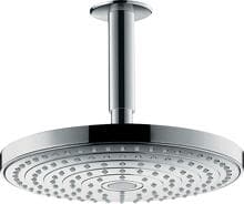 hansgrohe Raindance Select S Duschkopf 240 2 Strahlarten mit Deckenanschluss, Metall, 17 l/min, 243 mm, Chrom, (26467000)