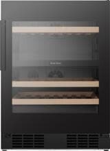 Hisense RW3N122GSLF Weintemperierschrank, 60 cm breit, 46 Standardflaschen, WLAN, DualTempZone, schwarz