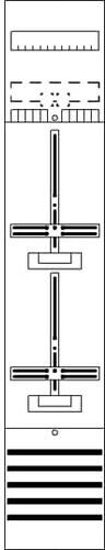 STRIEBEL & JOHN DF19B2 Zählerfeld 9RE 2Z mit Zählerkreuz
