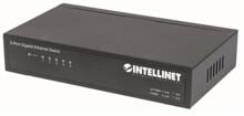 Intellinet 5-Port Gigabit Switch Desktop Metall Lüfterlos, schwarz (530378)