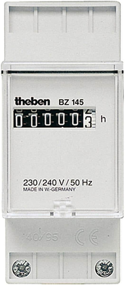 Theben Analoger Betriebsstundenzähler BZ 145 24V Elektroshop Wagner